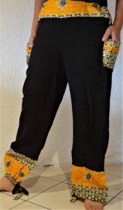 pantalon lin wax