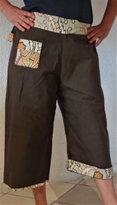 pantalon lin wax