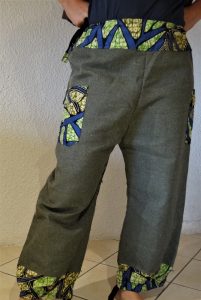 pantalon lin wax