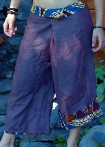 pantalon lin wax