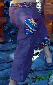 pantalon lin wax