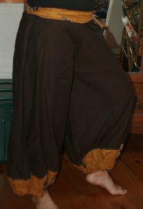 pantalon lin wax
