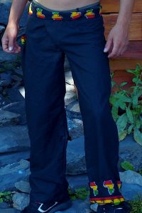 pantalon lin wax