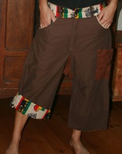 pantalon lin wax