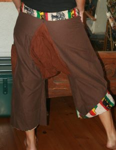 pantalon lin wax