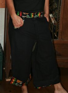 pantalon lin wax