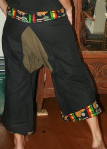 pantalon lin wax