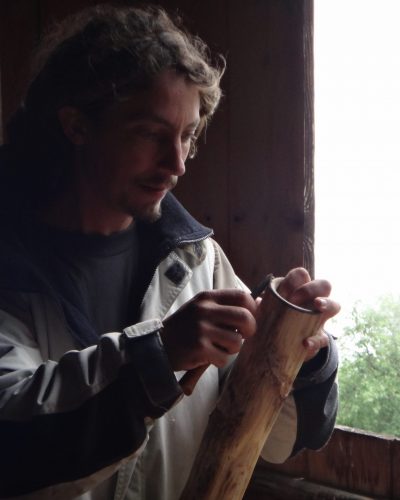 l'atelier de didgeridoos en agave